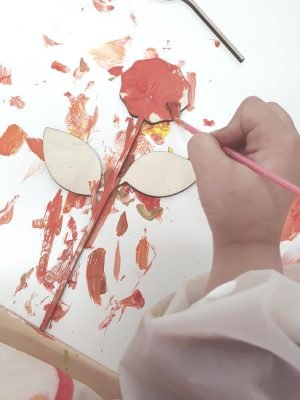 Fleurs a peindre et a personnaliser fête des mères