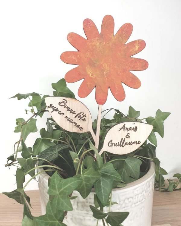 Fleurs a peindre et a personnaliser fête des mères