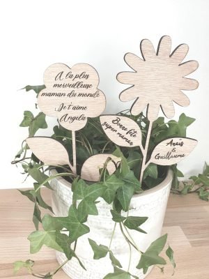 Fleurs a peindre et a personnaliser fête des mères