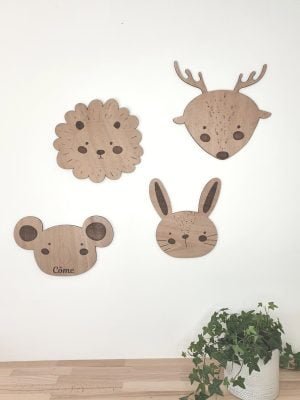 Tête d'animaux pour décoration - Lapin