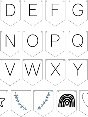 Fanion personnalisable en bois