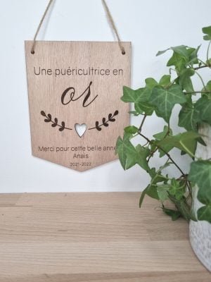 fanion personnalisable professeur cadeau