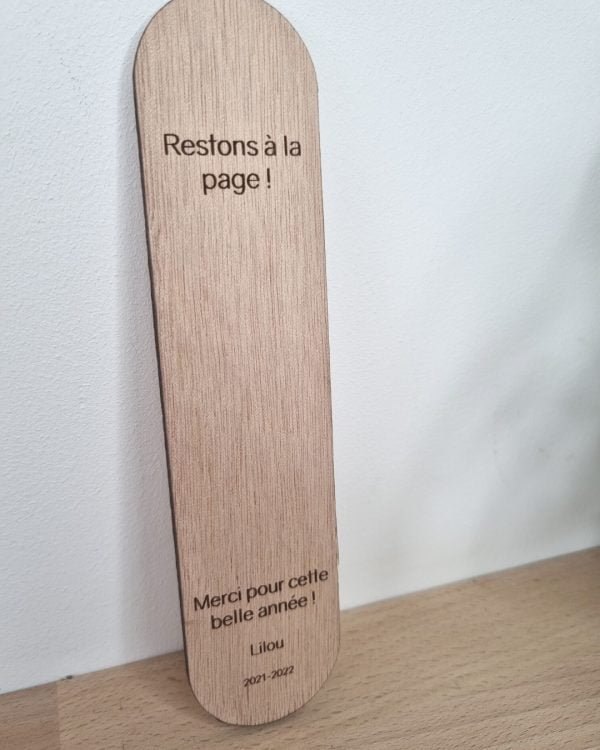 marque page personnalisable