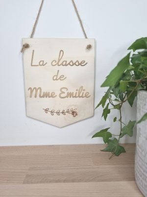 fanion personnalisable professeur cadeau