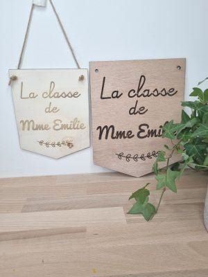 fanion personnalisable professeur cadeau