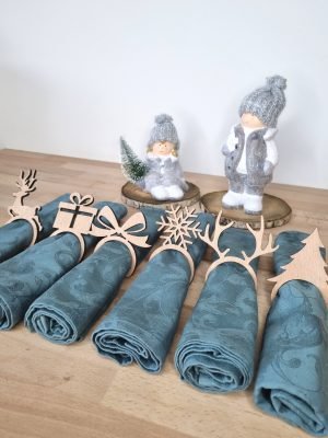 rond-serviette-personnalisable-decoration-table-noel rond-serviette-personnalisable-decoration-table-noel