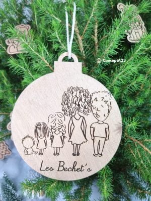 boule-de-noel-personnalise-avec-membres-de-la-famille-dessin-faitmain
