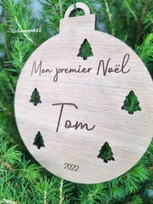 boule-de-noel-personnalisee-en-bois-dessin-premier-noel boule-de-noel-personnalisee-en-bois-dessin-premier-noel