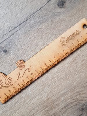 Règle personnalisée de 20cm. Indispensable pour votre enfant
